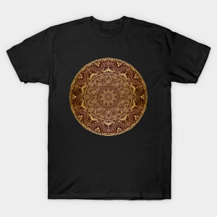 Mandala - Old Gold T-Shirt